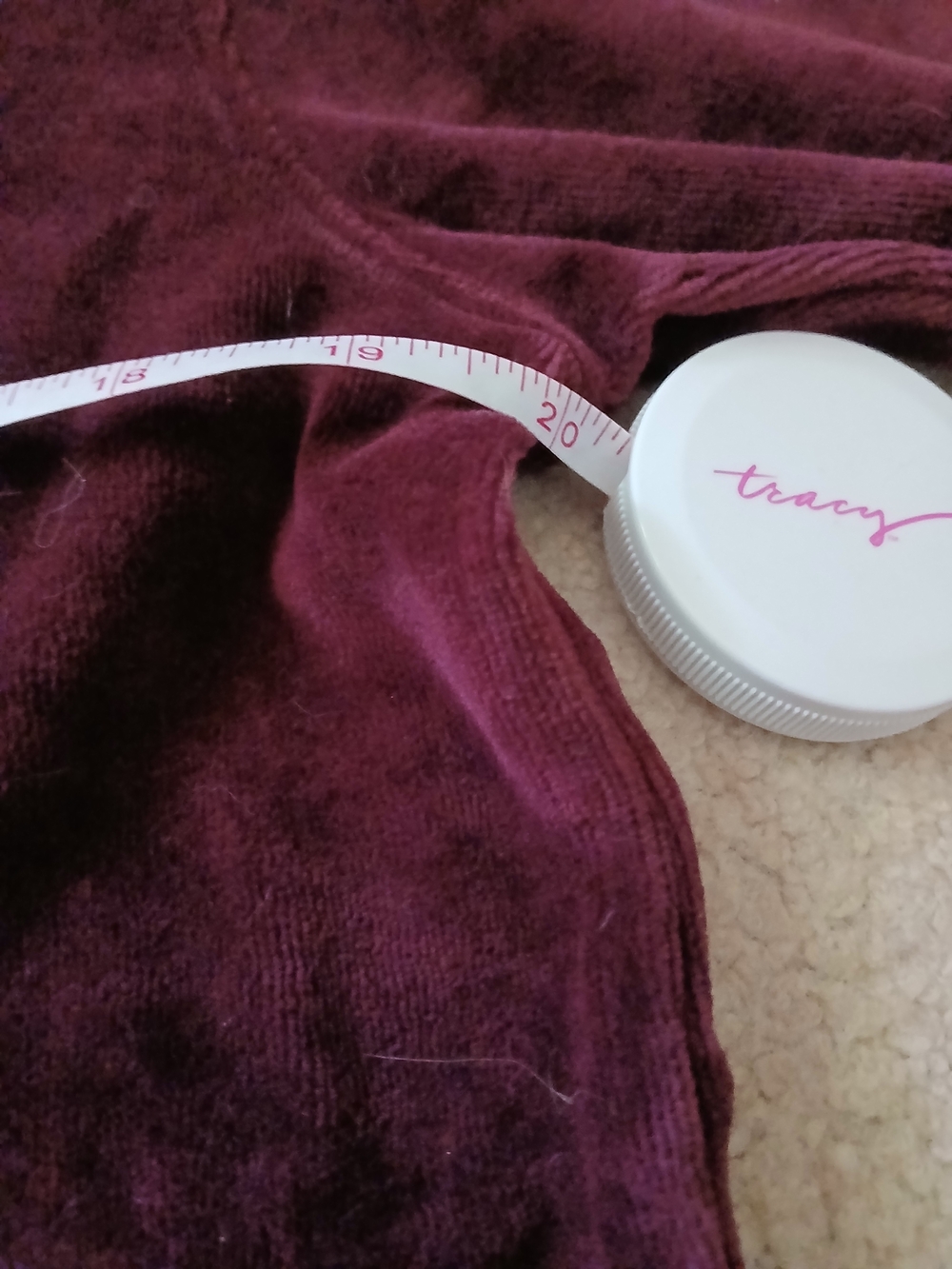 Pact Organic Velvet Plush Deep Red  Mock Turtleneck Medium - Picture 4 of 6